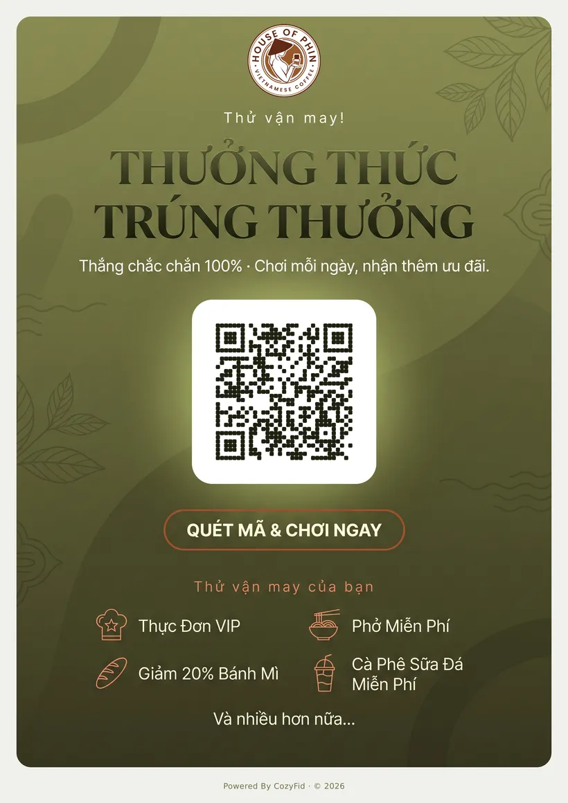 The AI-generated A4 poster with its QR code