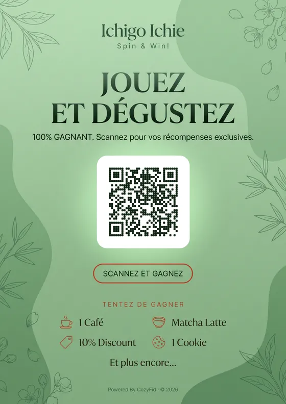 Poster khách quen cho quán cà phê thiết kế bằng CozyFid